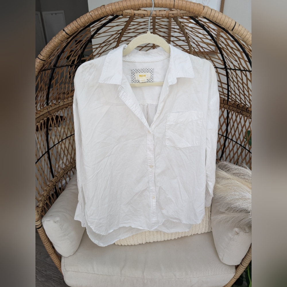 Maeve Anthropologie Button Up Shirt